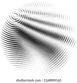 Abstract grunge grid stripe halftone background pattern. Spotted black and white line vector illustration
