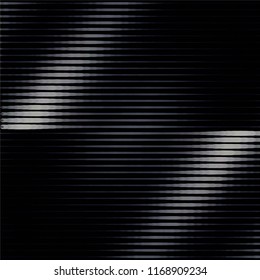 Abstract grunge grid stripe halftone background pattern. Spotted black and white line vector illustration
