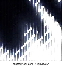Abstract grunge grid stripe halftone background pattern. Spotted black and white line vector illustration
