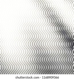 Abstract grunge grid stripe halftone background pattern. Spotted black and white line vector illustration

