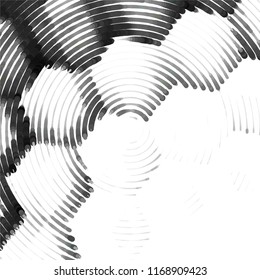Abstract grunge grid stripe halftone background pattern. Spotted black and white line vector illustration
