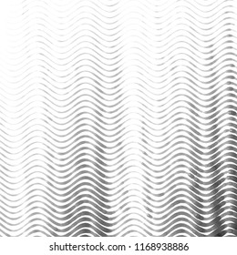 Abstract grunge grid stripe halftone background pattern. Spotted black and white line vector illustration
