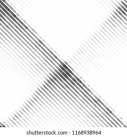 Abstract grunge grid stripe halftone background pattern. Spotted black and white line vector illustration
