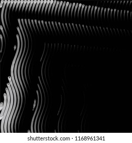 Abstract grunge grid stripe halftone background pattern. Spotted black and white line vector illustration
