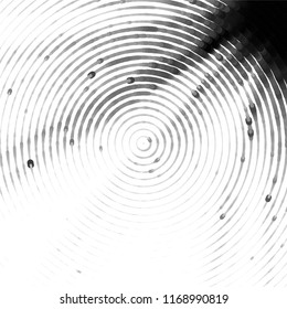 Abstract grunge grid stripe halftone background pattern. Spotted black and white line vector illustration
