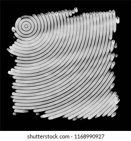 Abstract grunge grid stripe halftone background pattern. Spotted black and white line vector illustration
