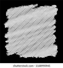 Abstract grunge grid stripe halftone background pattern. Spotted black and white line vector illustration
