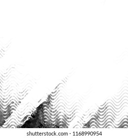 Abstract grunge grid stripe halftone background pattern. Spotted black and white line vector illustration
