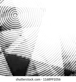 Abstract grunge grid stripe halftone background pattern. Spotted black and white line vector illustration
