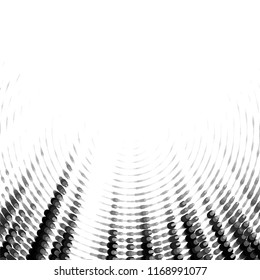 Abstract grunge grid stripe halftone background pattern. Spotted black and white line vector illustration
