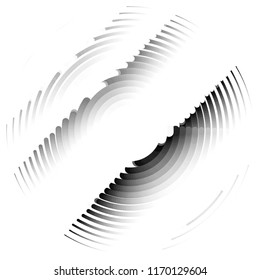 Abstract grunge grid stripe halftone background pattern. Spotted black and white line vector illustration
