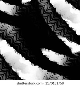 Abstract grunge grid stripe halftone background pattern. Spotted black and white line vector illustration
