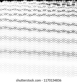Abstract grunge grid stripe halftone background pattern. Spotted black and white line vector illustration
