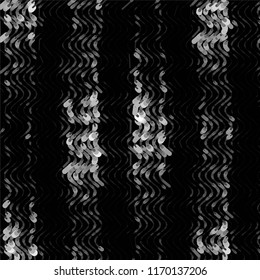 Abstract grunge grid stripe halftone background pattern. Spotted black and white line vector illustration
