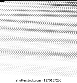 Abstract grunge grid stripe halftone background pattern. Spotted black and white line vector illustration
