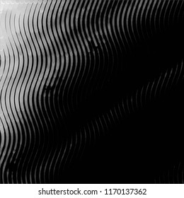 Abstract grunge grid stripe halftone background pattern. Spotted black and white line vector illustration
