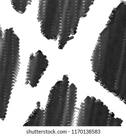 Abstract grunge grid stripe halftone background pattern. Spotted black and white line vector illustration

