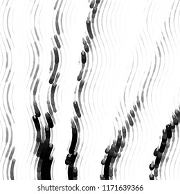 Abstract grunge grid stripe halftone background pattern. Spotted black and white line vector illustration
