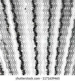 Abstract grunge grid stripe halftone background pattern. Spotted black and white line vector illustration
