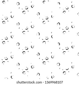 Abstract grunge grid stripe halftone background pattern. Black and white line vector illustration