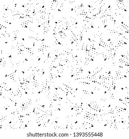 Abstract grunge grid stripe halftone background pattern. Black and white line vector illustration
