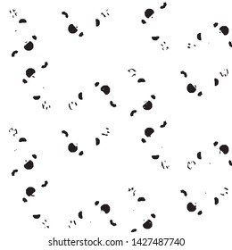 Abstract grunge grid stripe halftone background pattern. Black and white line vector illustration