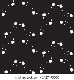 Abstract grunge grid stripe halftone background pattern. Black and white line vector illustration
