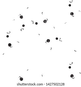 Abstract grunge grid stripe halftone background pattern. Black and white line vector illustration