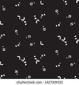 Abstract grunge grid stripe halftone background pattern. Black and white line vector illustration