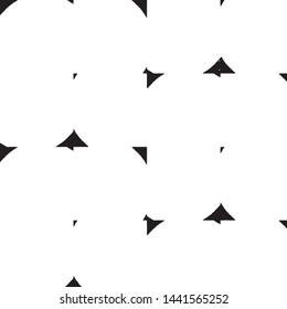 Abstract grunge grid stripe halftone background pattern. Black and white line vector illustration