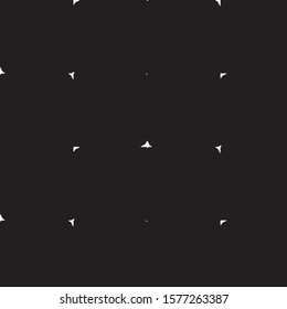 Abstract grunge grid stripe halftone background pattern. Spotted black and white line vector illustration