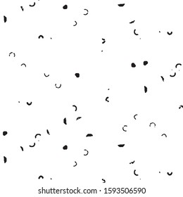 Abstract grunge grid stripe halftone background pattern. Black and white line vector illustration