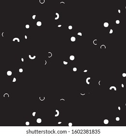 Abstract grunge grid stripe halftone background pattern. Black and white line vector illustration