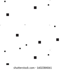 Abstract grunge grid stripe halftone background pattern. Black and white line vector illustration