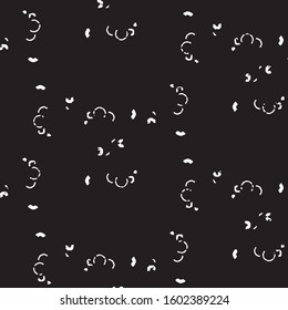 Abstract grunge grid stripe halftone background pattern. Black and white line vector illustration