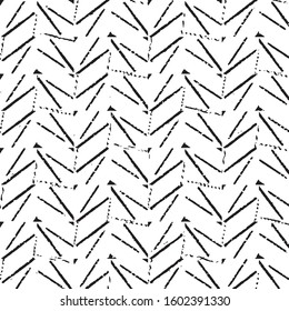 Abstract grunge grid stripe halftone background pattern. Black and white line vector illustration