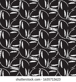 Abstract grunge grid stripe halftone background pattern. Black and white line vector illustration