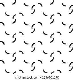 Abstract grunge grid stripe halftone background pattern. Black and white line vector illustration