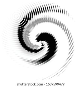 Abstract grunge grid stripe halftone background pattern. Black and white line vector illustration