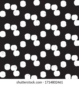 Patrón de fondo de medio tono de la banda de grieta abstracta. Ilustración vectorial de línea negra y blanca