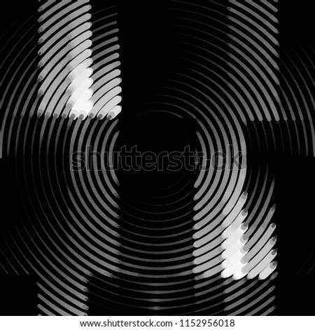 Abstract grunge grid stripe halftone background pattern. Spotted black and white line vector illustration
