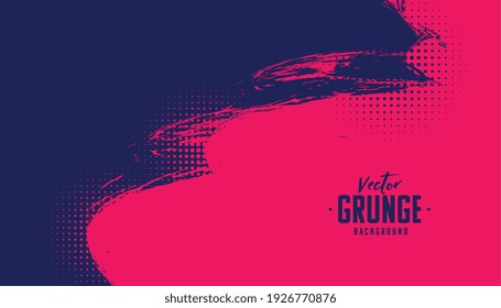 abstract grunge and halftone background design