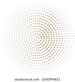Abstract grunge halftone circular dot pattern white background