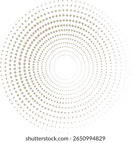 Abstract grunge halftone circular dot pattern white background