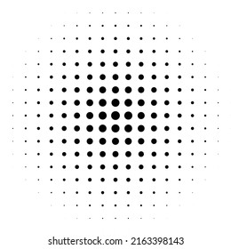 Abstract grunge halftone distorted shapes background design
