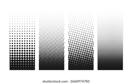 Diseño de fondo de Formas distorsionadas de semitono grunge Abstractas