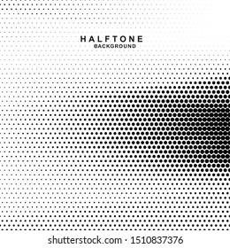 abstract grunge halftone dot texture background