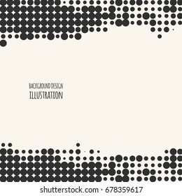 abstract grunge halftone dot texture