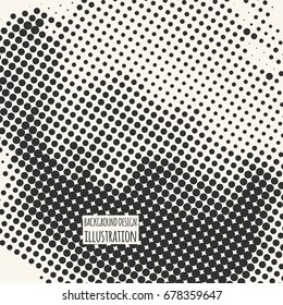 abstract grunge halftone dot texture