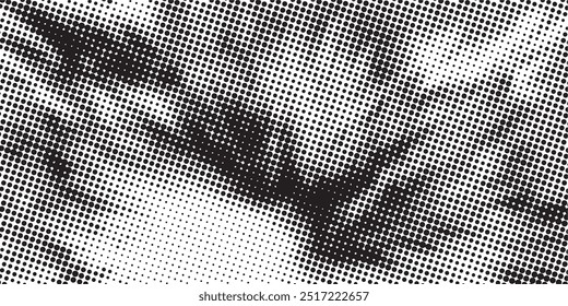 abstrato grunge meio-tom pontos fundo Pop art modelo textura Vetor ilustração